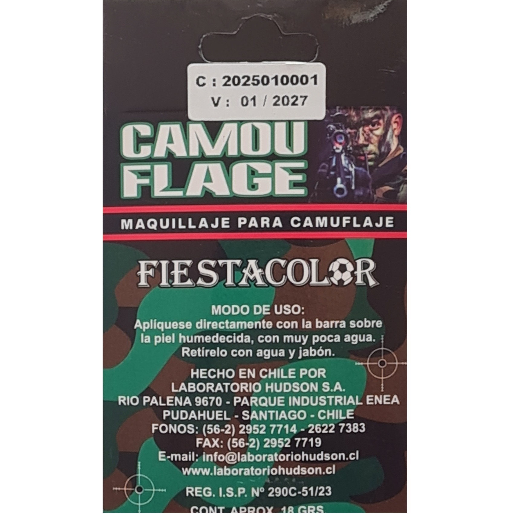 CREMA CAMO VERDE BARRA SETx3 - Imagen 3