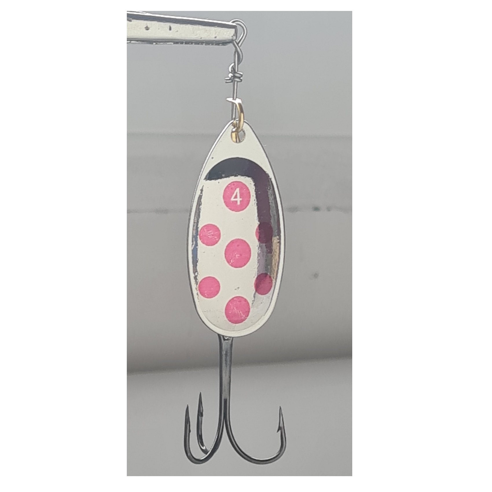 SPINNER SILSTAR 10g PLA/ROJ #4