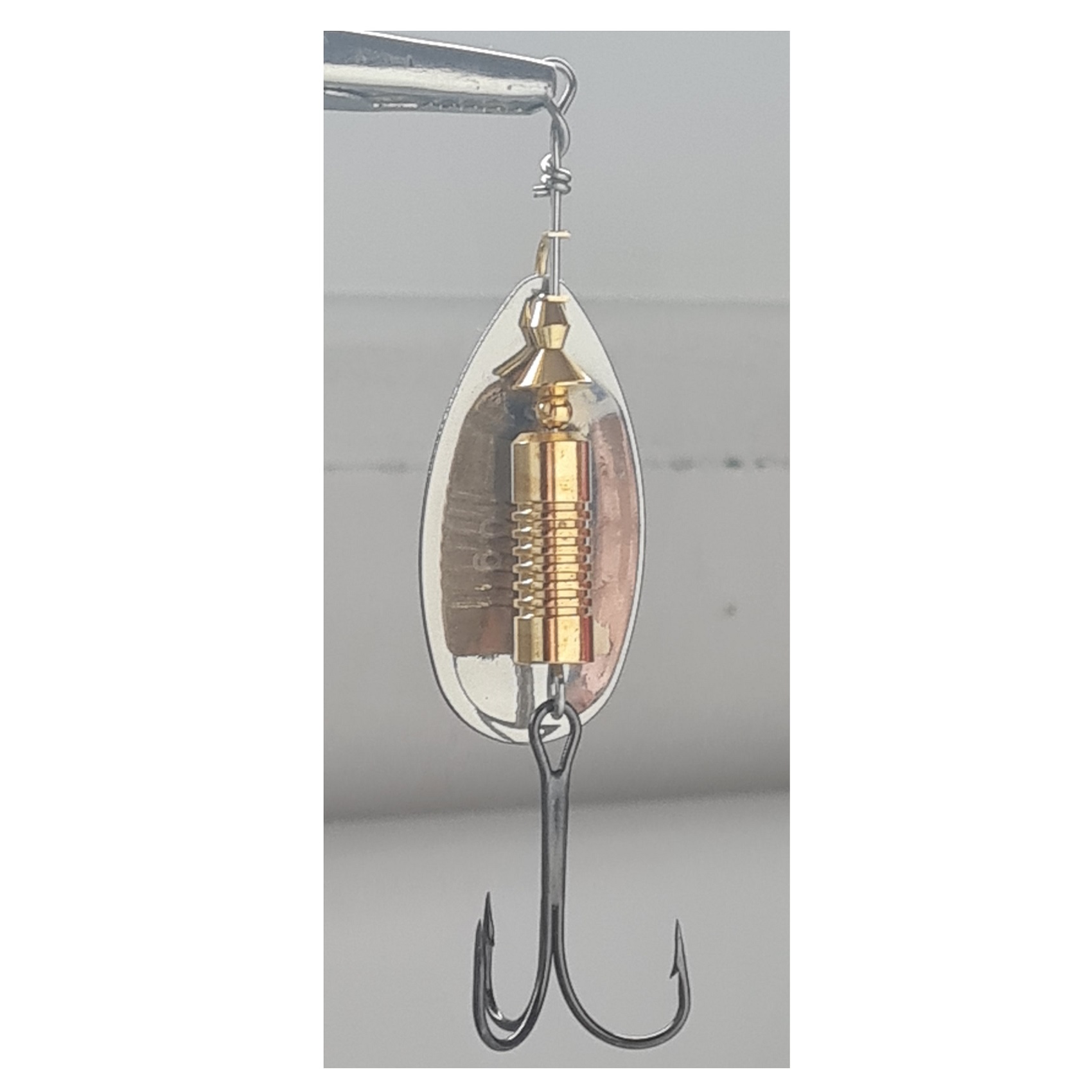 SPINNER SILSTAR 10g PLA/ROJ #4 - Imagen 2