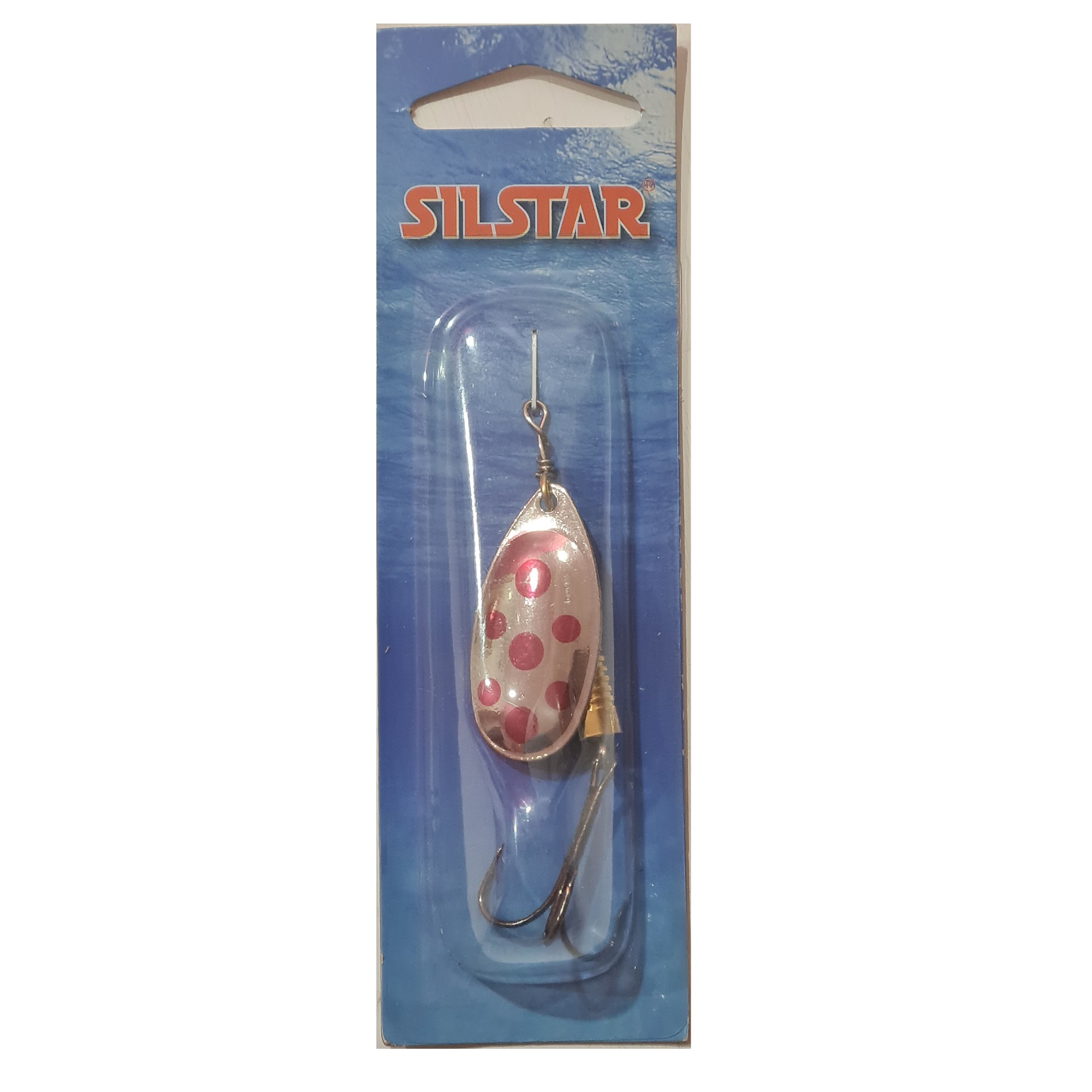 SPINNER SILSTAR 10g PLA/ROJ #4 - Imagen 3