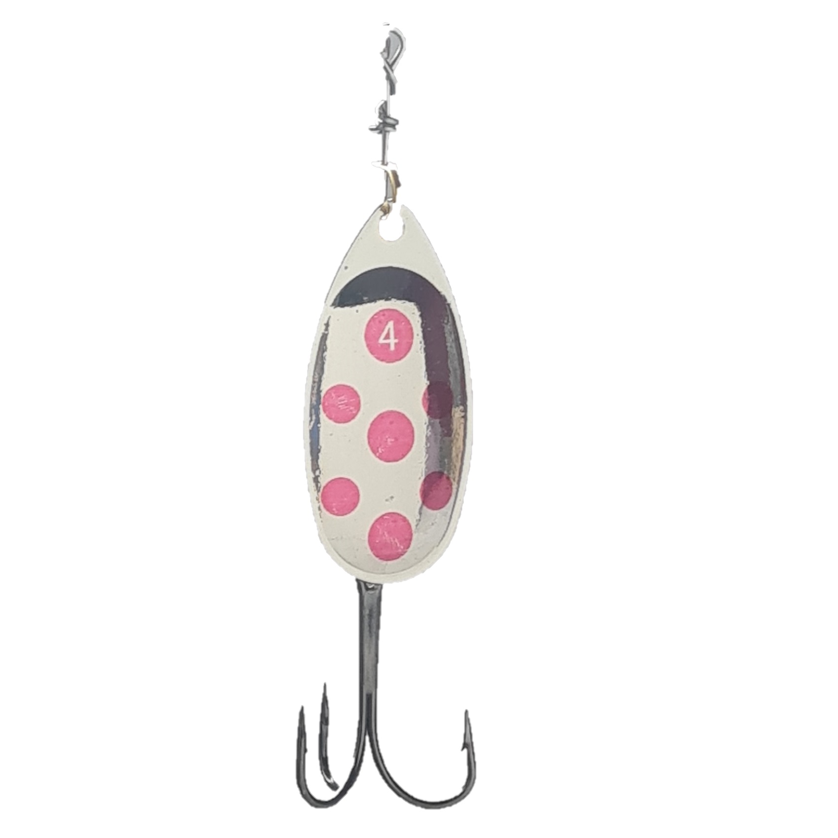 SPINNER SILSTAR 10g PLA/ROJ #4 - Imagen 4