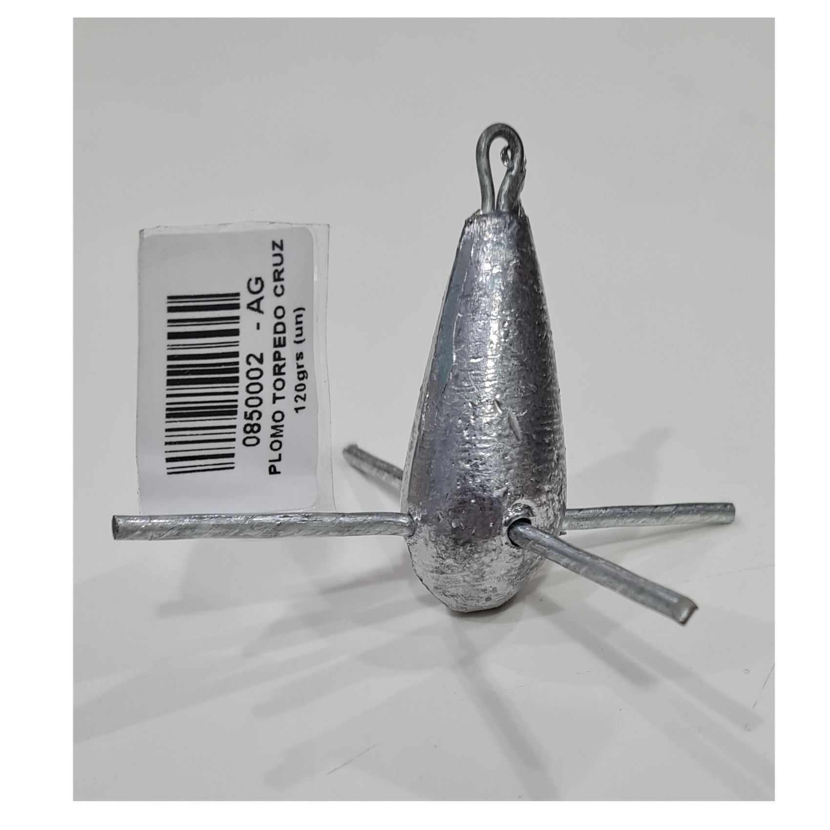 PLOMO TORPEDO CRUZ 120grs (un)