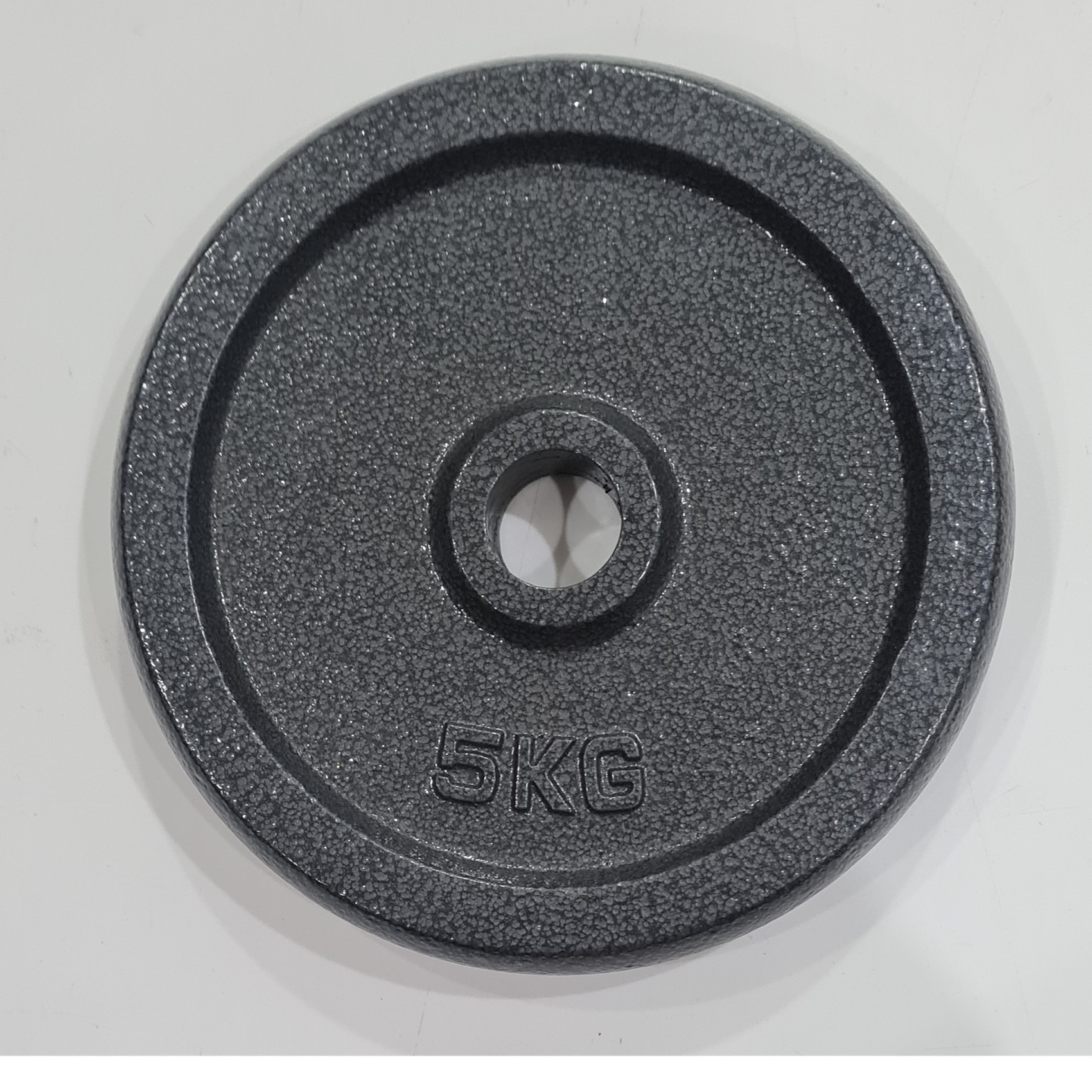 DISCO PESAS ACERO GRIS 5kg - Imagen 2